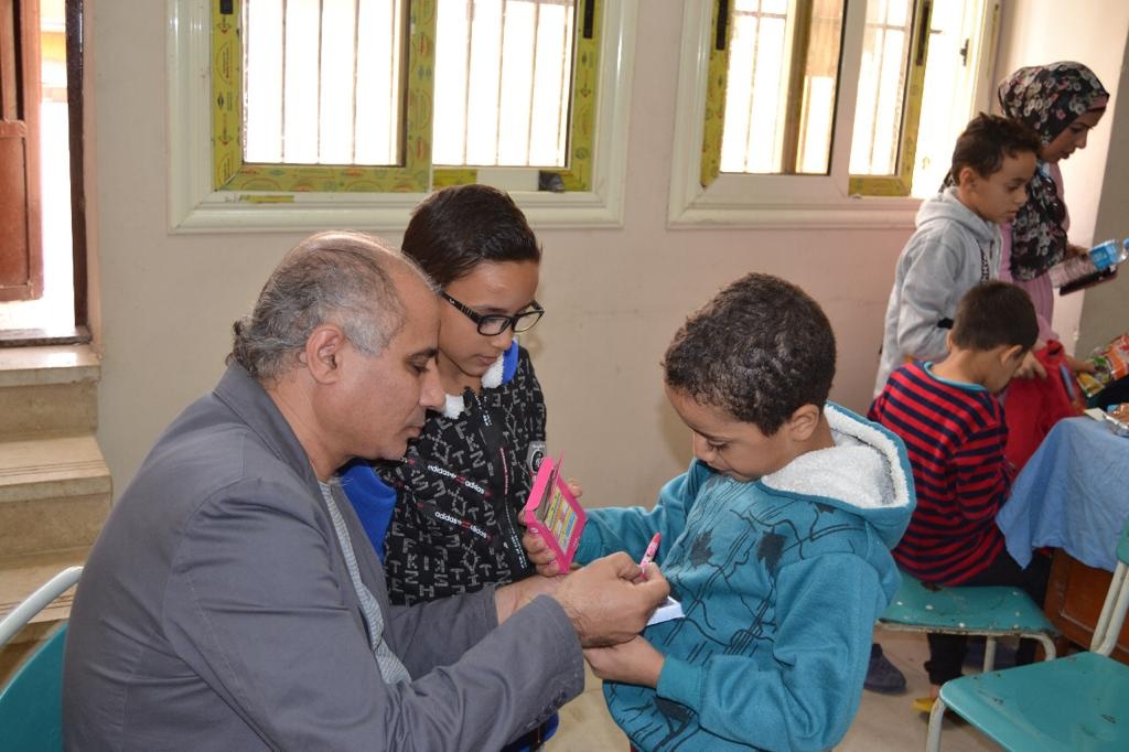 زيارة دار الأيتام بالملجأ 