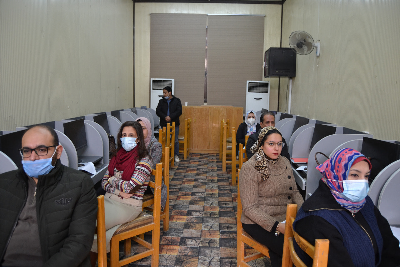 عقد مركز تطوير التعليم الجامعي دورة تدريبية للسادة أعضاء هيئة التدريس والهيئة المعاونة بكلية الفنون الجميلة بالتعاون مع وحدة ضمان الجودة بالكلية 