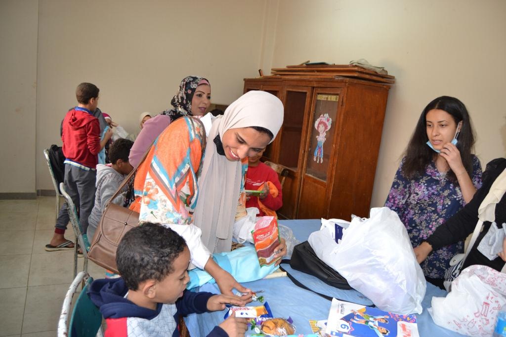 زيارة دار الأيتام بالملجأ 