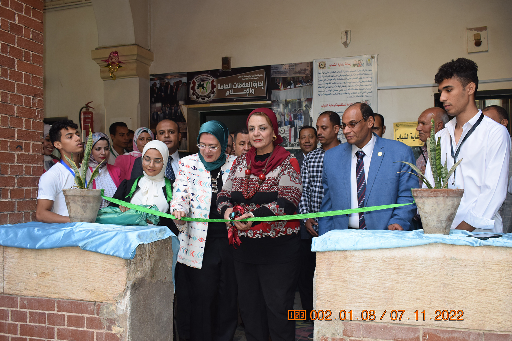 زيارة أ.د/مها كامل غانم للكلية