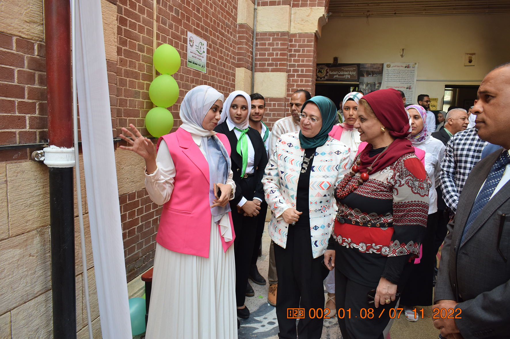 زيارة أ.د/مها كامل غانم للكلية